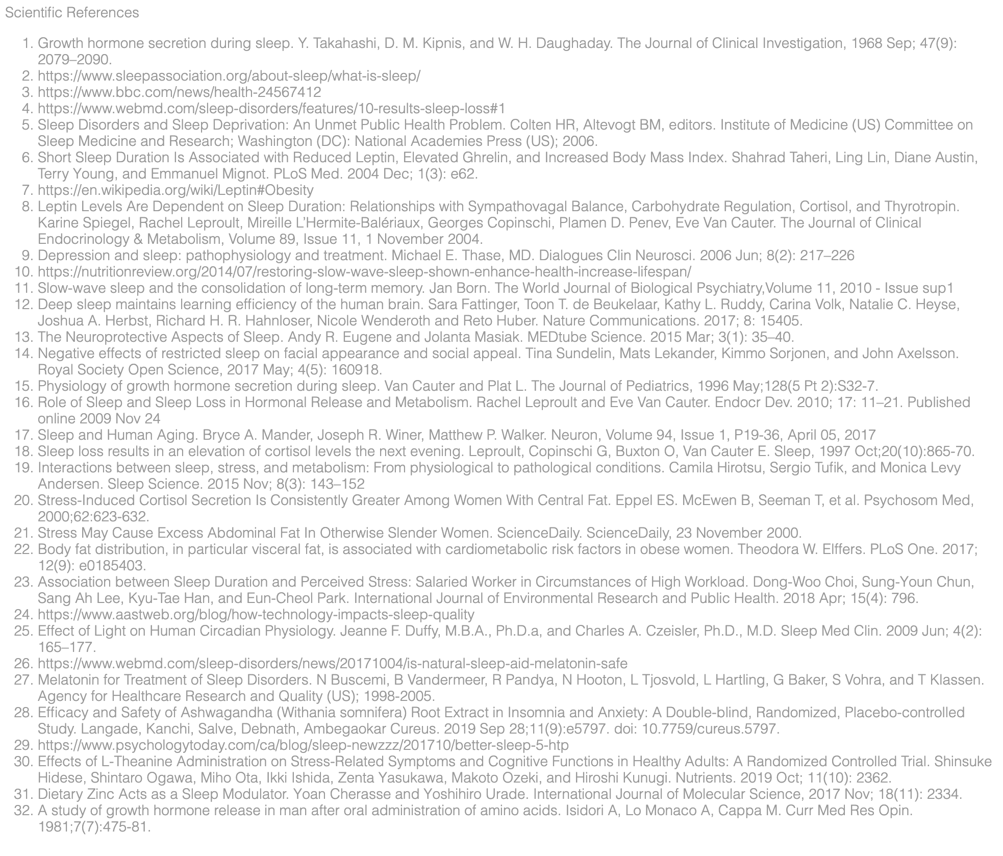 Scientific References